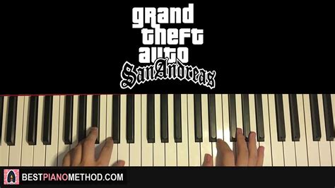 How To Play Gta San Andreas Theme Song Piano Tutorial Lesson Youtube