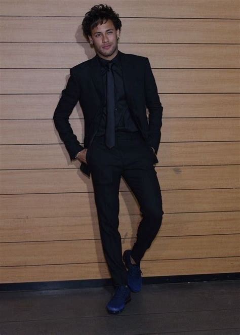 Neymar Jr Black Suit Artofit