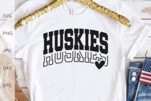 Huskies Double Arched Varsity Graphic By Studio Creative Fabrica