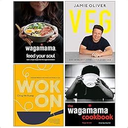 Wagamama Feed Your Soul [Hardcover], Veg Jamie Oliver [Hardcover], Wok On [Hardcover], The ...