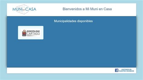 Plataforma Virtual De Municipalidad De Cartago Permite Realizar