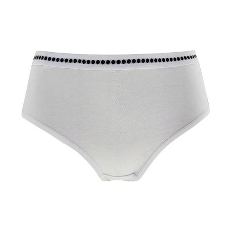 Figi damskie o kroju bikini z gumką w grochy Allegro pl