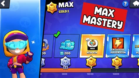 GOLD 1 MAX MASTERY Brawl Stars Mastery YouTube