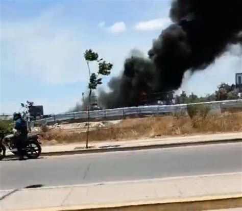 Se Incendia Recicladora En Delta