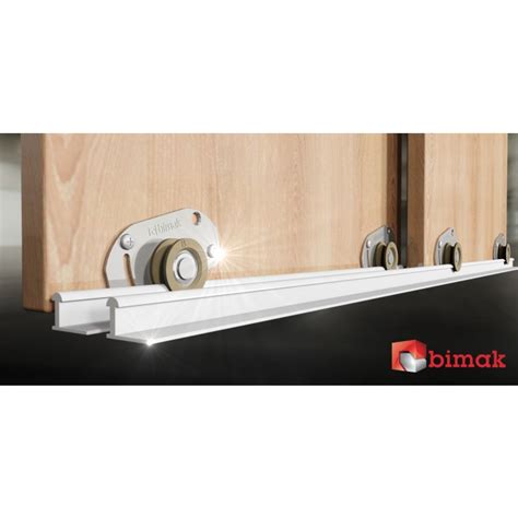 Bimak Mini Sliding Door Kit Colour Silver 2 Doors 2m Tracks