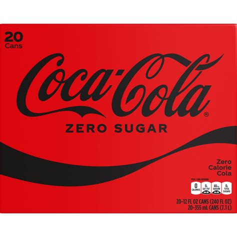 Coke Zero Nutrition Label