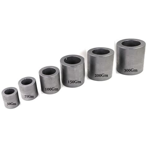 Surya Set Of Graphite Carbon Crucible For Casting Melting Refining