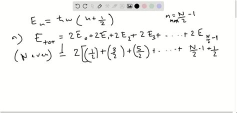 SOLVED A harmonic oscillator potential with natural frequency ωcontains