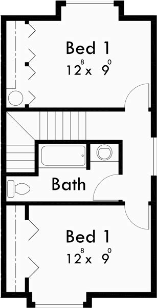 4 Plex Plans 2 Story Townhouse 2 Bedroom 4 Plex Plans F 536