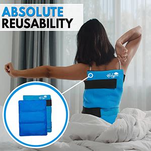 Flexible Large Gel Ice Pack For Shoulders Arms Back And Thighs Hot