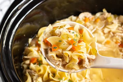 Slow Cooker Chicken Noodle Soup