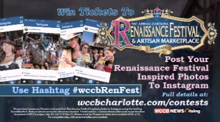 Win Renaissance Festival Tickets - WCCB Charlotte's CW