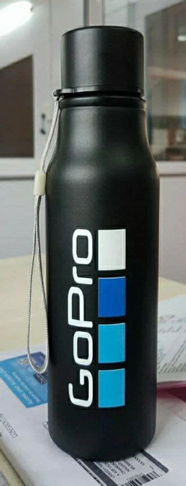 Stainless Steel Black Metal Sipper Bottle For Promotional Capacity