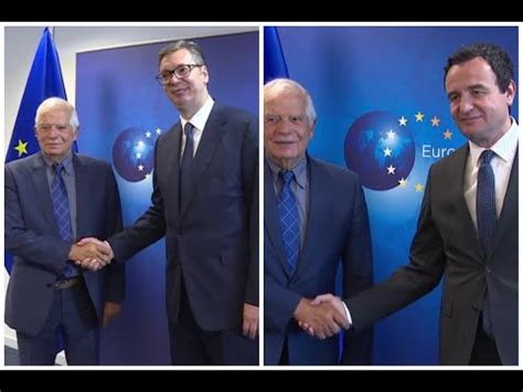 Vučić i Kurti na prvom sastanku od krize na sjeveru Kosova YouTube