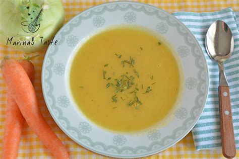 Krem čorba od kelerabe i šargarepe MarinaS Taste