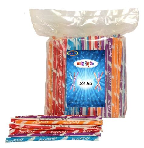 Wonka Pixy Stix 300 Stix - Assorted Flavors | Delicious Candy Treats