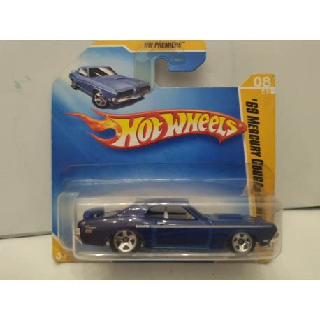 MERCURY COUGAR 1969 ELIMINATOR BLUE 8 42 1 64 HOT WHEELS BCN STOCK CARS