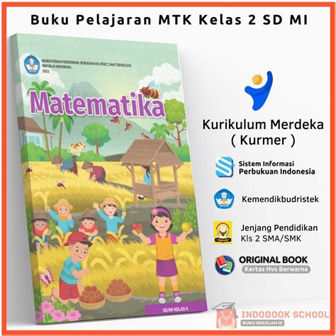 Buku Matematika Kelas 2 Ii Sd Mi Kurikulum Merdeka Terbaru Kurmer Kumer Buku Paket Mtk Siswa