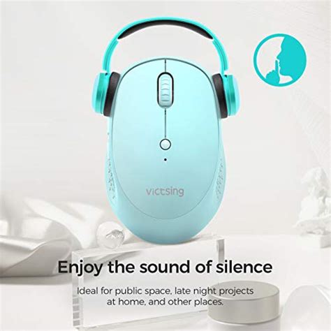 Victsing Wireless Bluetooth Mouse Multi Device Silent Wireless Mouse