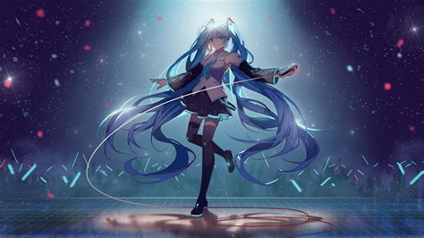 1366x768 Vocaloid Hatsune Miku 4k Laptop HD ,HD 4k Wallpapers,Images,Backgrounds,Photos and Pictures