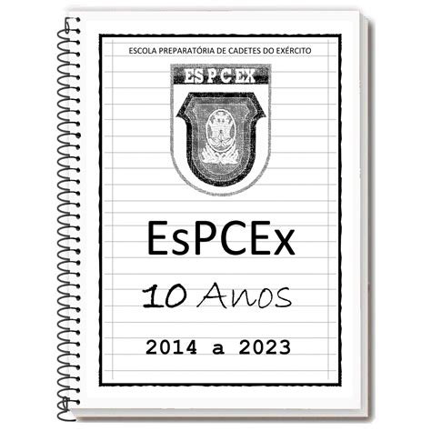 Espcex Caderno De Provas Gabarito Folhas De Reda O