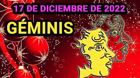 🔮𝐀𝐋𝐆𝐎 𝐌𝐔𝐘 𝐅𝐔𝐄𝐑𝐓𝐄 𝐄𝐒𝐓Á 𝐃𝐄𝐒𝐓𝐈𝐍𝐀𝐃𝐎😍géminis♊ 17 De Diciembre De 2022 Horóscopo De Hoytarot Youtube