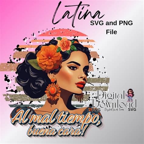 Mexican Sublimation Svg Png Latina Svg Spanish Quotes Mexicana T Shirt Mugs Bags Product Design