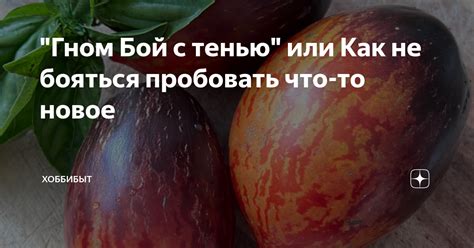 "Гном Бой с тенью" или Как не бояться пробовать что-то новое | ХоббиБыт ...