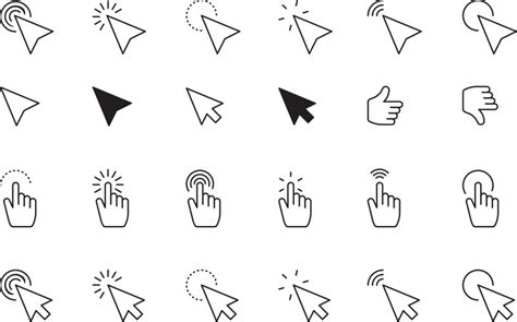 Ai Computer And Mouse Cursor Artificial Royalty Free Vector