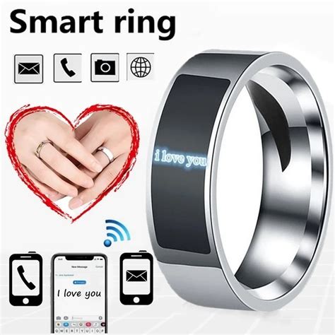 New NFC Smart Ring Finger Digital Ring Smart Wear Connect Phone Equipment Magic Ring Stainless ...