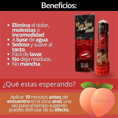 Lubricante Intimo Estimulador Anal Sex Love X Ml Cero Tab