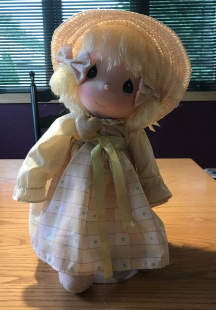 Vintage Precious Moments C 1985 13 Doll Dallie 4578 With Tag And Stand Ebay