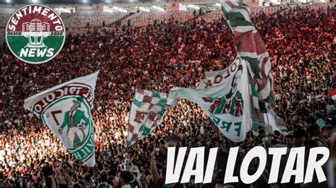 VAI LOTAR TORCIDA DO FLUMINENSE ESGOTA MAIS UM SETOR PARA O JOGO DE