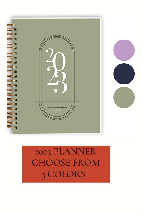 2023 Planner With Ample Writing Space