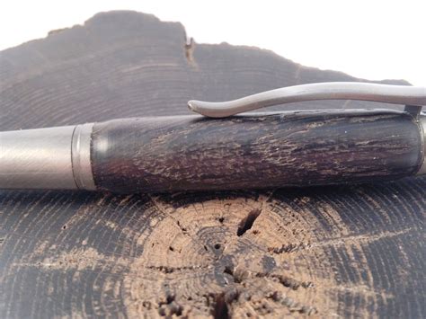 Irish Bog Oak Engraved Wood Pens Etsy Uk