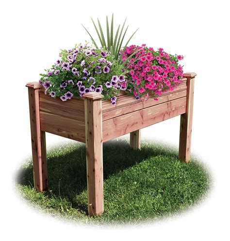 Cedar Elevated Garden Bed Kit Lehmans