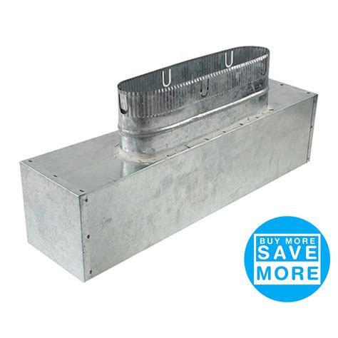 shops uniboot supply air box insulated foam uni boot sheet metal