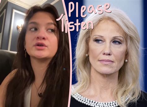 Claudia Conway Speaks Out Says Kellyanne Didnt Post Nude Photo Declares Social Media Break