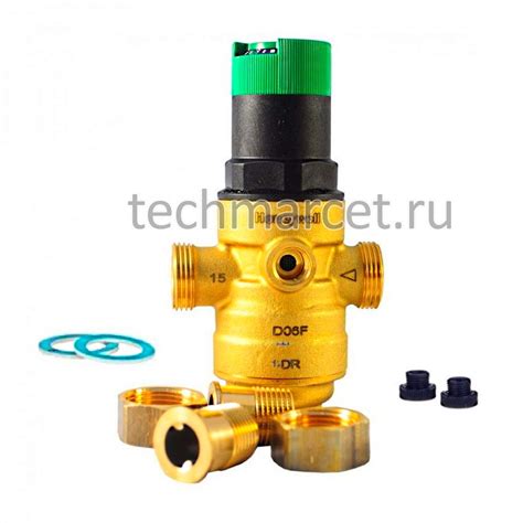Редуктор давления воды Honeywell D06F-B с фильтром и манометром ...