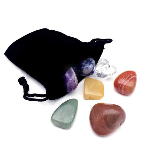 7 Chakra Stone Set - Healing Crystals - Tarah Co