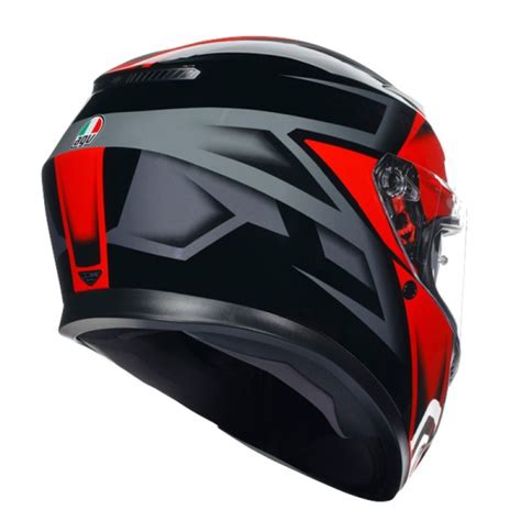 Agv Casco Integrale K E Mplk Compound Black Red Mg Motostore