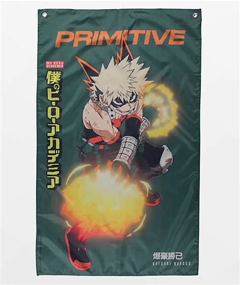 Primitive X My Hero Academia Katsuki Bakugo Banner Mall Of America