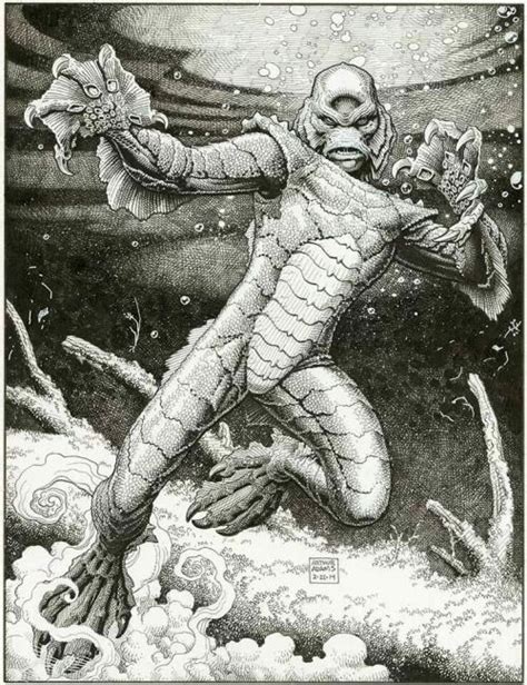 Michaelallanleonard Creature From The Black Lagoon By Art Adams