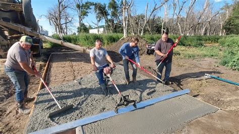 Pouring 2 New Concrete Pads YouTube