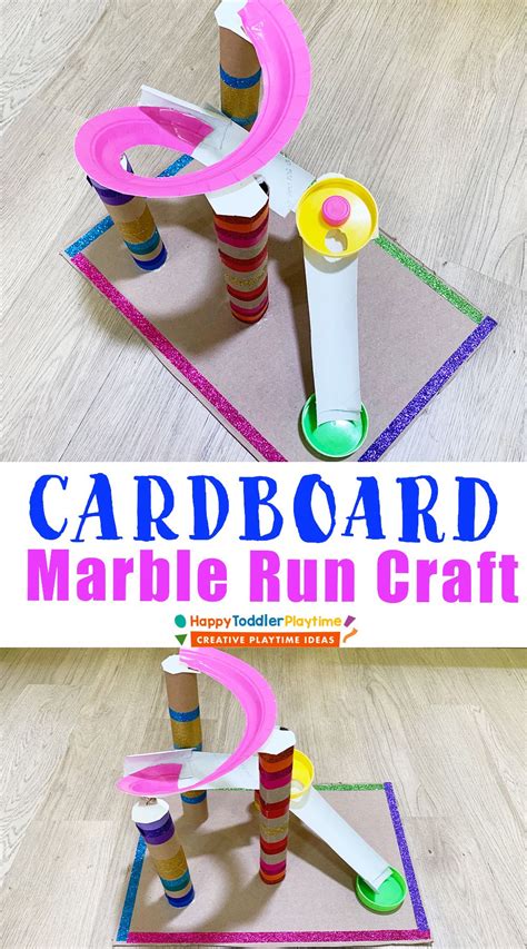 Cardboard Marble Run Craft For Kids Artofit