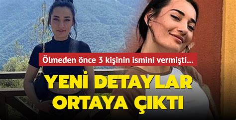 Aslıhan Sinem Çiçekin şüpheli ölümünde Dikkat çeken Detaylar Baygın