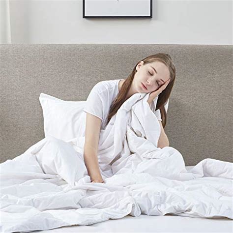 MP2 Glacier Weighted Blanket With Nano Ceramic Beads Reversible Cooling Warm Cover For Hot And