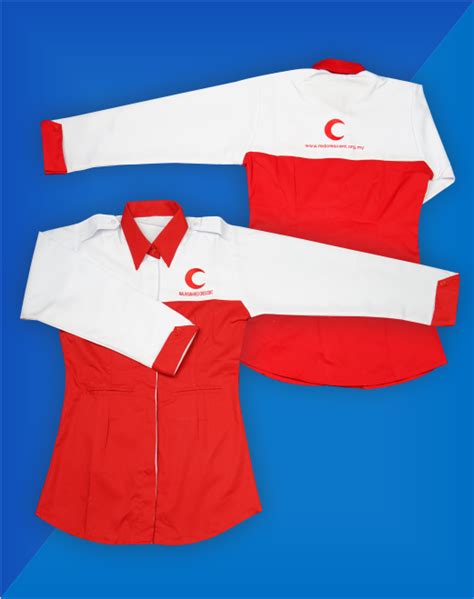 Uniform Wanita Bulan Sabit Merah Malaysia Dylantaropearson