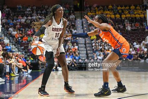 Atlanta Dream Guard Rhyne Howard Dribbles The Ball During A Wnba Game