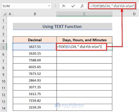 How To Convert Decimal To Time In Excel Using Formula